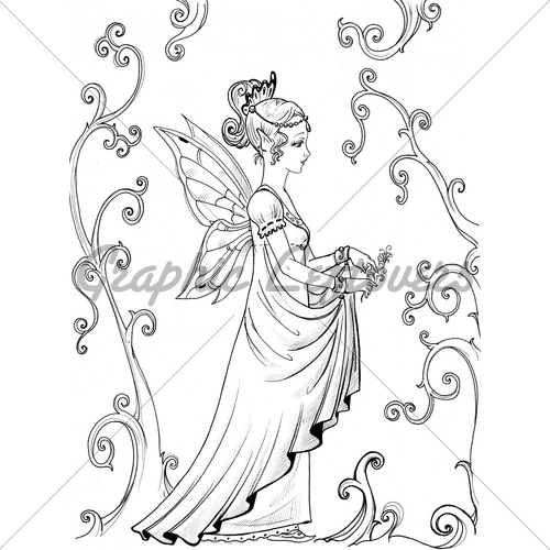 500x500 Fairy Princess Gl Stock Images
