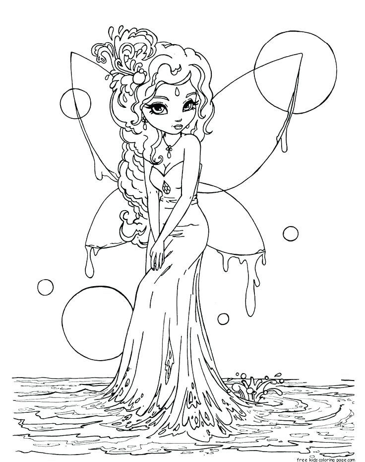 736x930 Coloring Pages Draw A Fairy Coloring Pages For Kids Adult Fairy