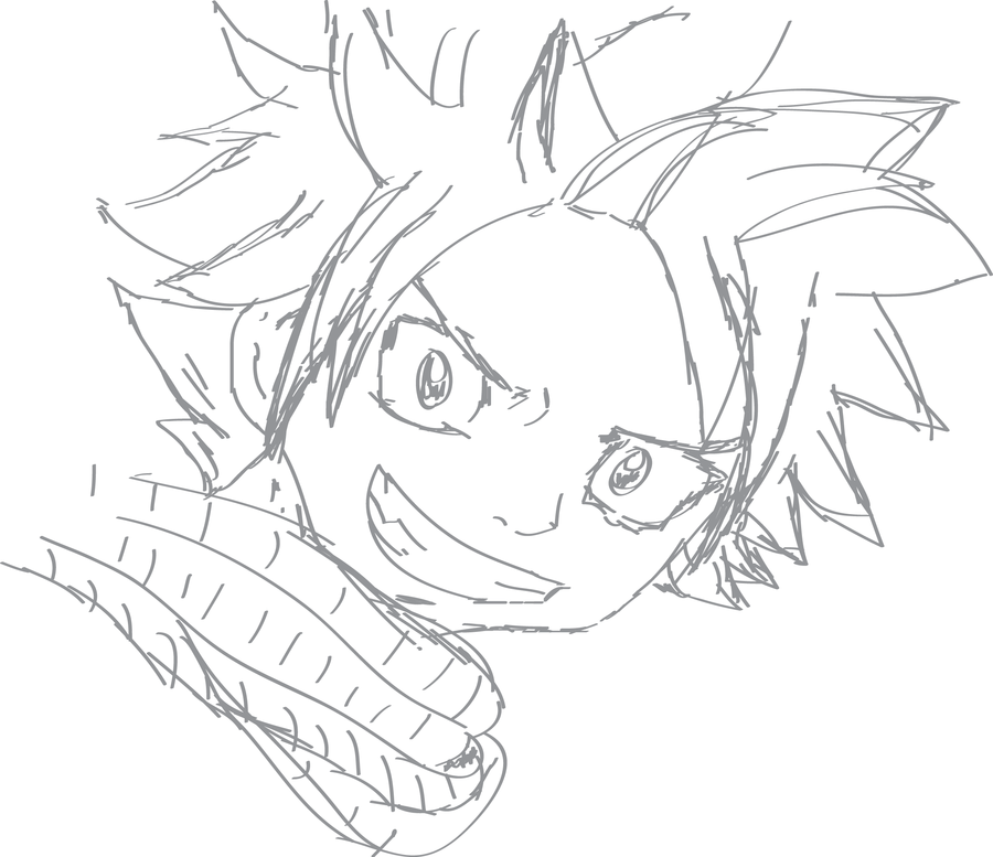 900x777 Natsu, Fairy Tail Sketch By Timjodeydrawings