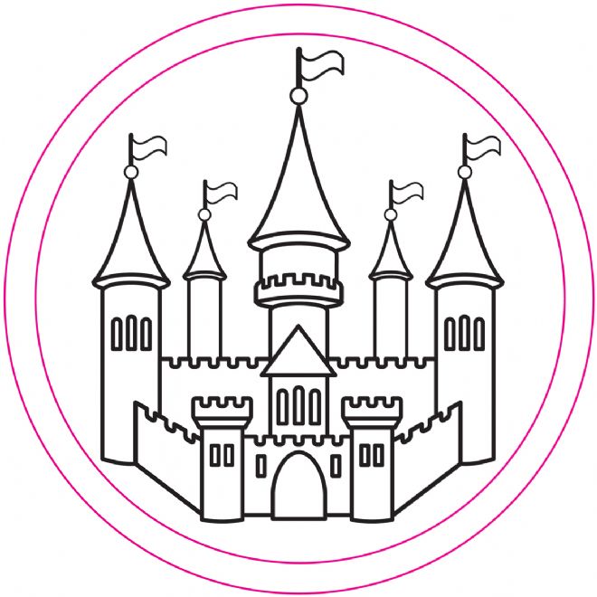 660x660 Fairy Tale Castle Drawing