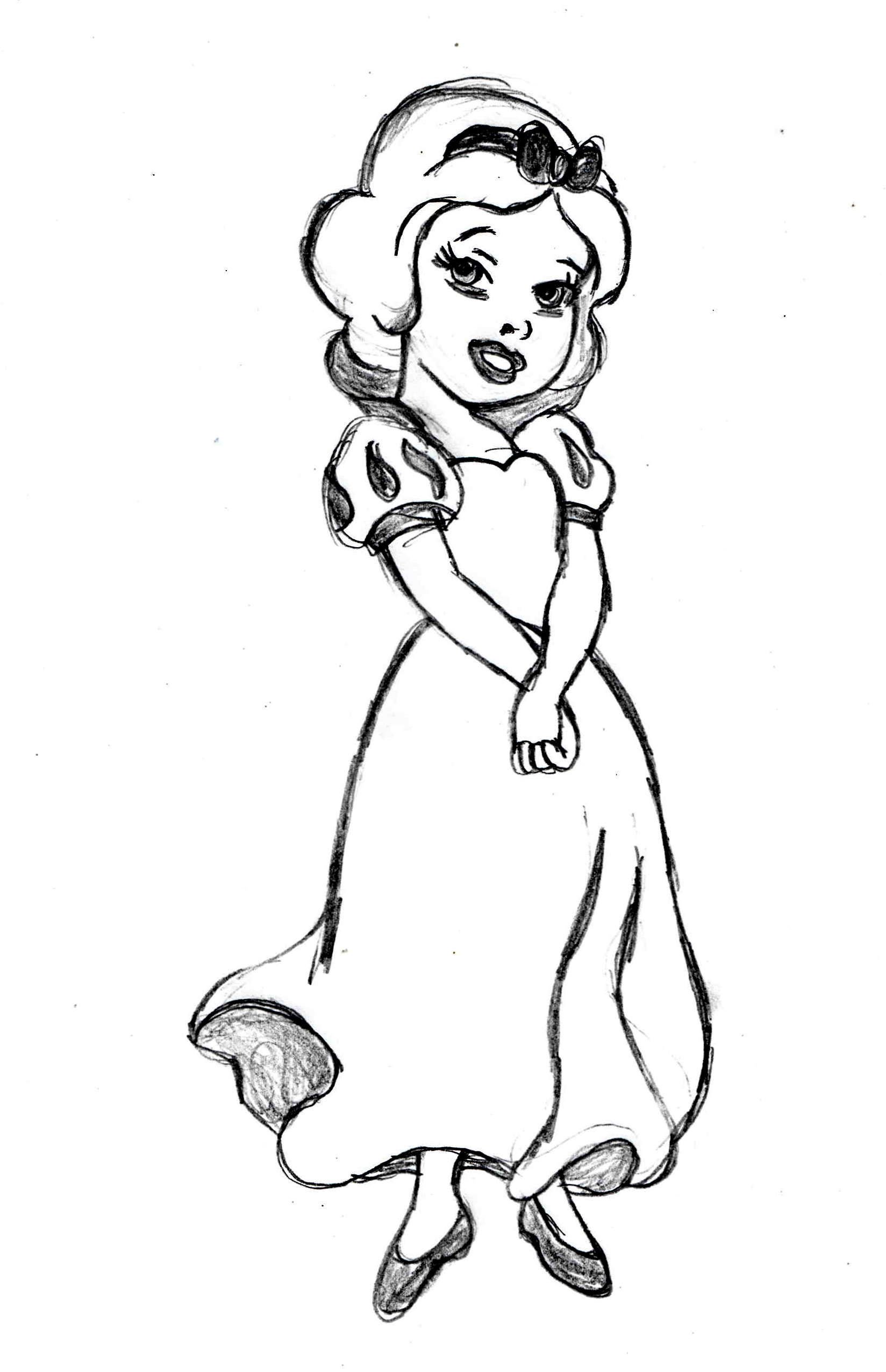 1648x2550 Fairy Tale Snow White Children Drawing Tutorials