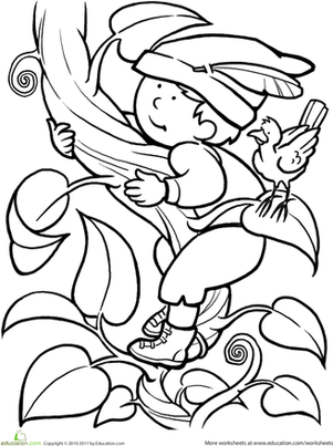 301x403 Finish The Drawing Jack And The Beanstalk Worksheet