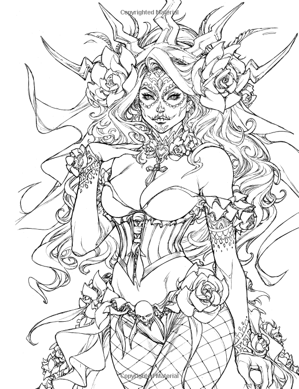 600x781 Grimm Fairy Tales Adult Coloring Book Amazon.co.uk Jamie Tyndall