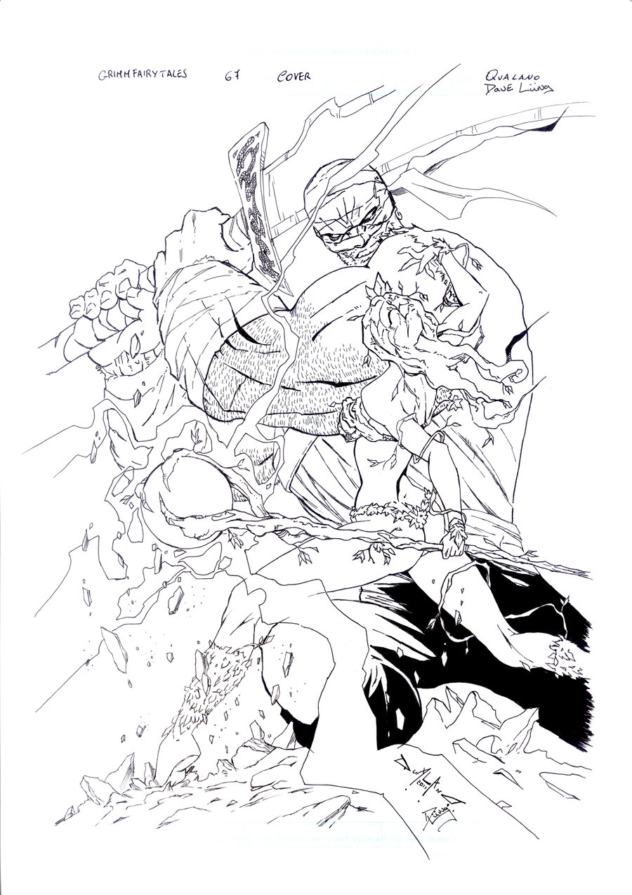 900x1274 Grimm Fairy Tales 67 Inks By Davelungart