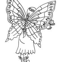 220x220 Fairy Wings Coloring Pages