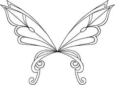 236x175 Fairy Wings To Colour Fairy Wings Drawing Page Fairy Wings 1