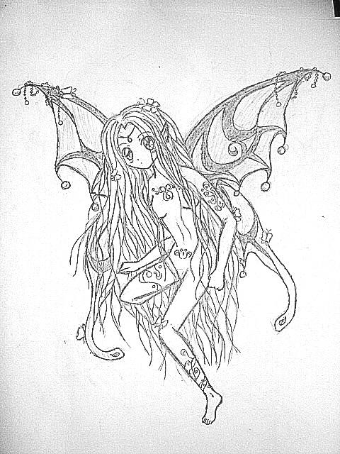 480x640 Anime Fairy By Kittenxbunny