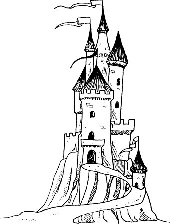 Fairytale Castle Drawing at GetDrawings | Free download