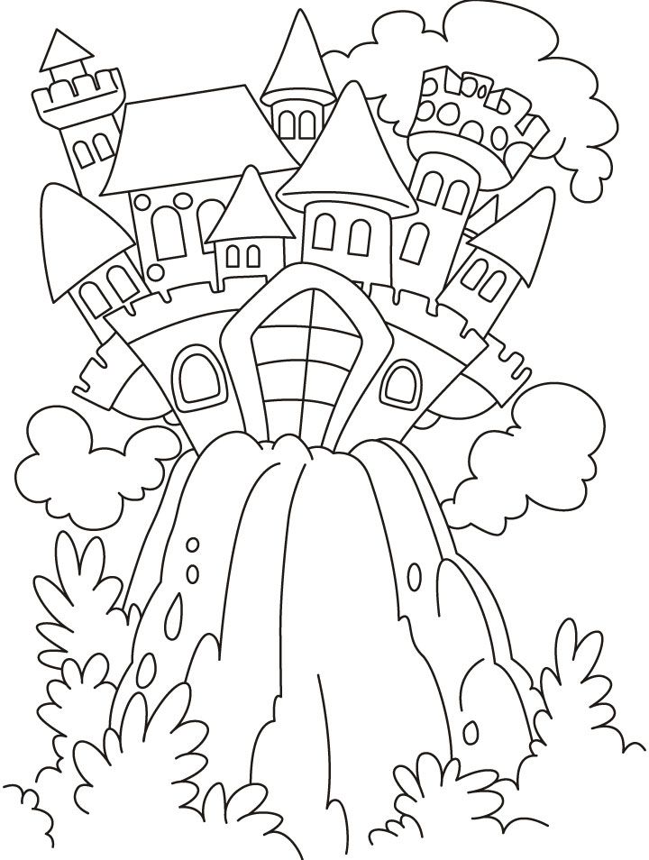 720x954 Fairy Castle Coloring Pages Download Free Fairy Castle Coloring