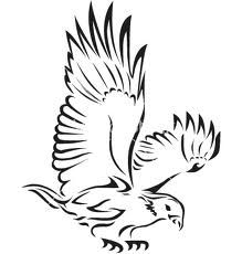 219x230 Falcon Bird 19 Art Falcons And Illustrations