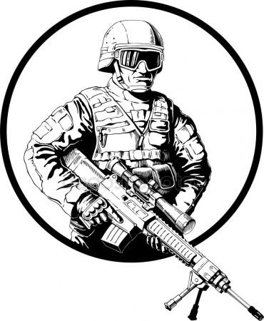 370x450 Soldier Stock Vectors, Royalty Free Soldier Illustrations