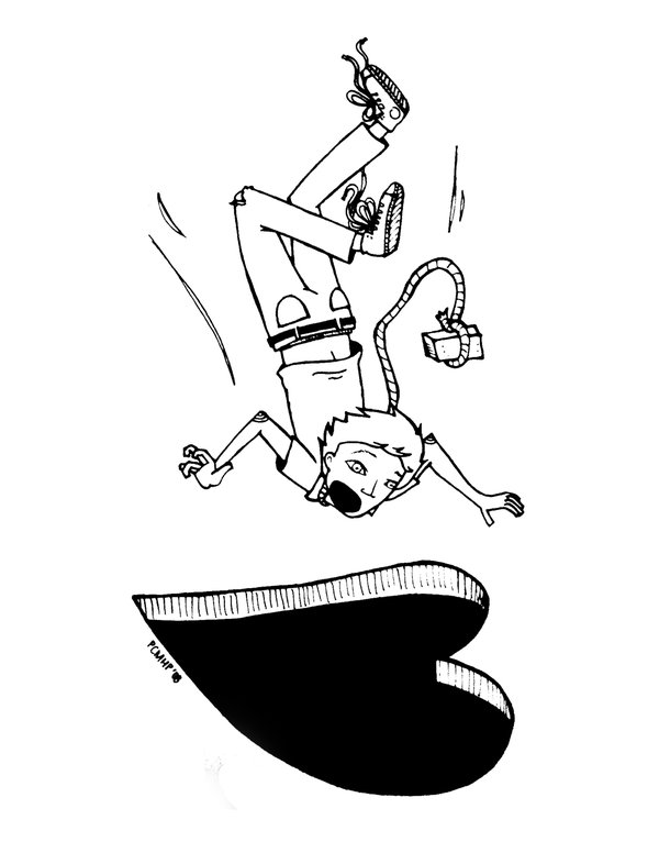 600x776 Pictures Falling In Love Drawing,