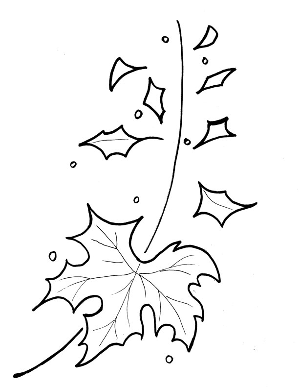 612x792 Falling Leaves T Shirt Ilovetocreate