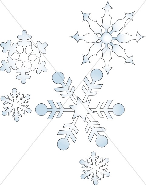 482x612 Geometric Falling Snowflakes Snowflake Images