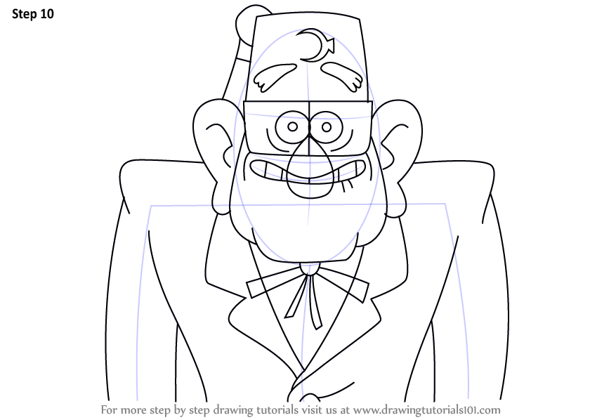 840x598 Learn How To Draw Stan Pines From Gravity Falls (Gravity Falls