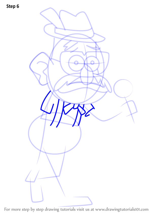 600x846 Learn How To Draw Toby Determined From Gravity Falls (Gravity