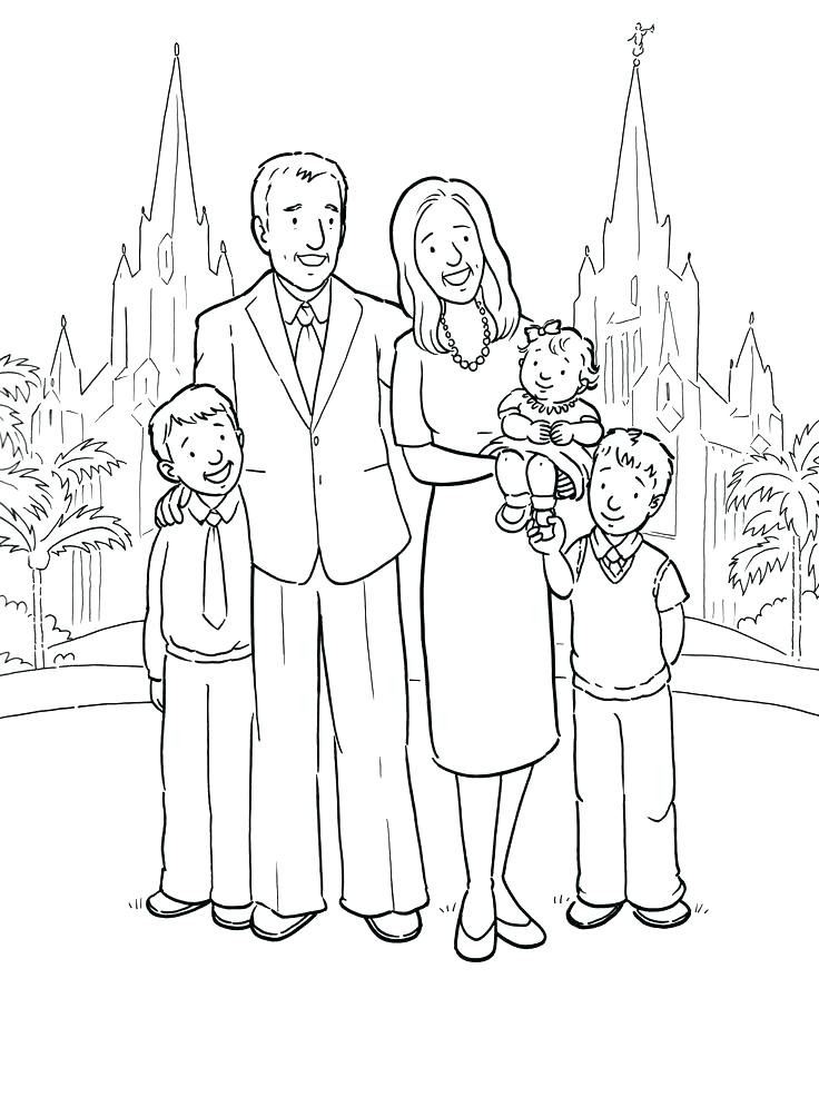 736x995 Happy Families Drawing Childres Family And Mother Drawing