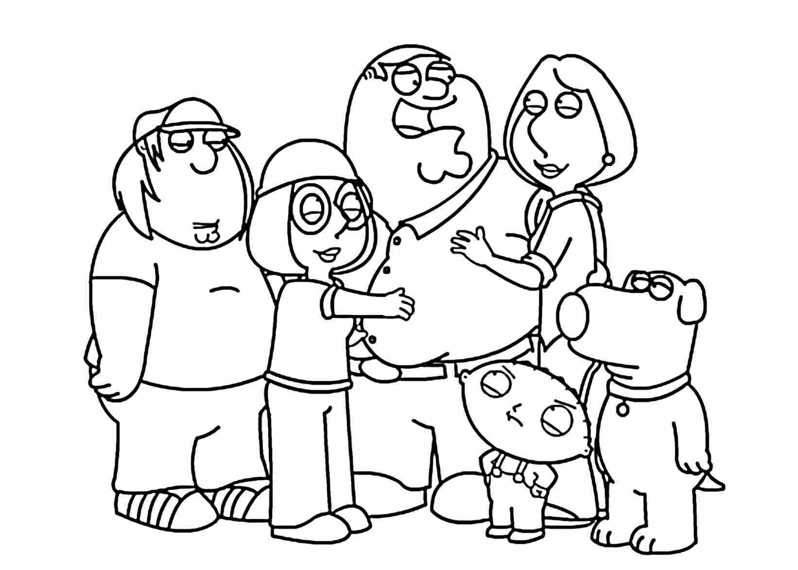 1642x1172 Perfect Family Drawing Of Christmas Coloring Page Astonishing