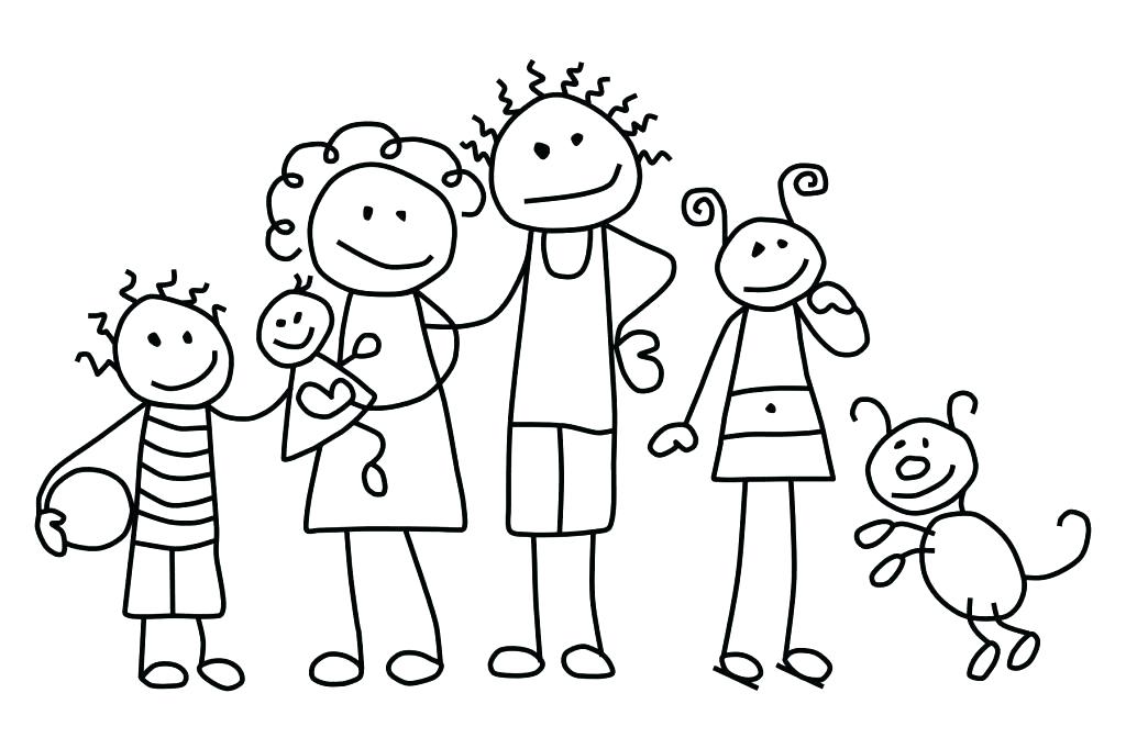 1024x682 Coloring Pages Of Families Coloring Pages Of A Family The Most