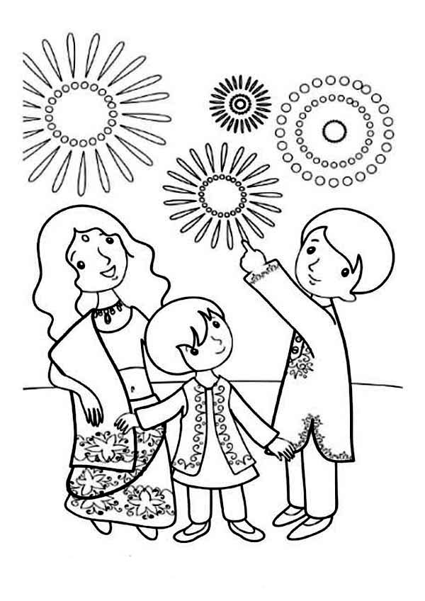 600x848 Diwali Coloring Pages For Kids Preschool In Fancy Page Print
