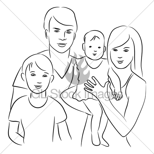 500x500 Family. Gl Stock Images