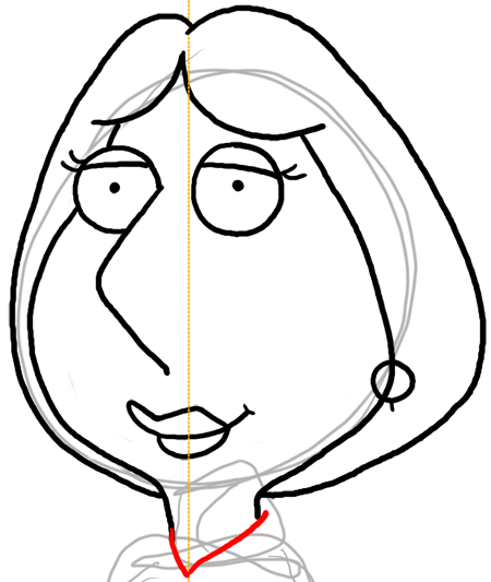 450x533 How To Draw Lois Griffin From Family Guy With Easy Step By Step
