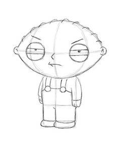 236x305 Step Finished Stewie1 How To Draw Stewie From Family Guy Step By
