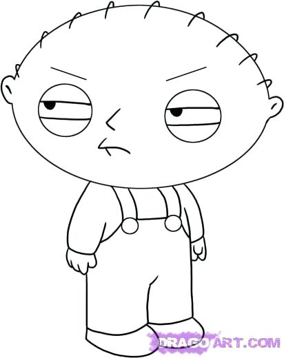 412x520 Stewie Griffin Coloring Pages Family Guy Coloring Pages Good
