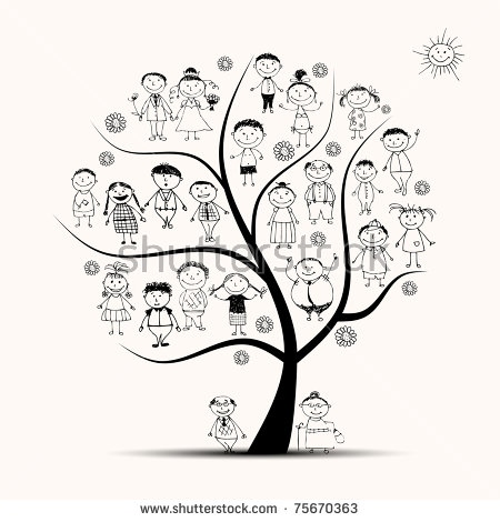 450x470 Photos Family Tree Drawing,