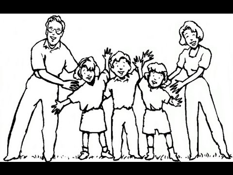480x360 How To Draw A Happy Family