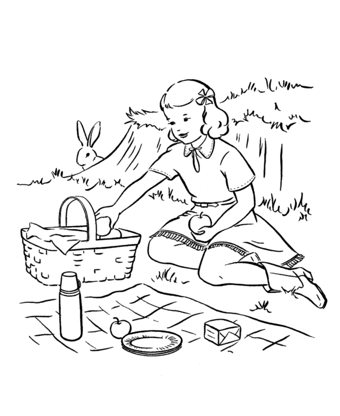 670x820 Spring Children And Fun Coloring Page 14