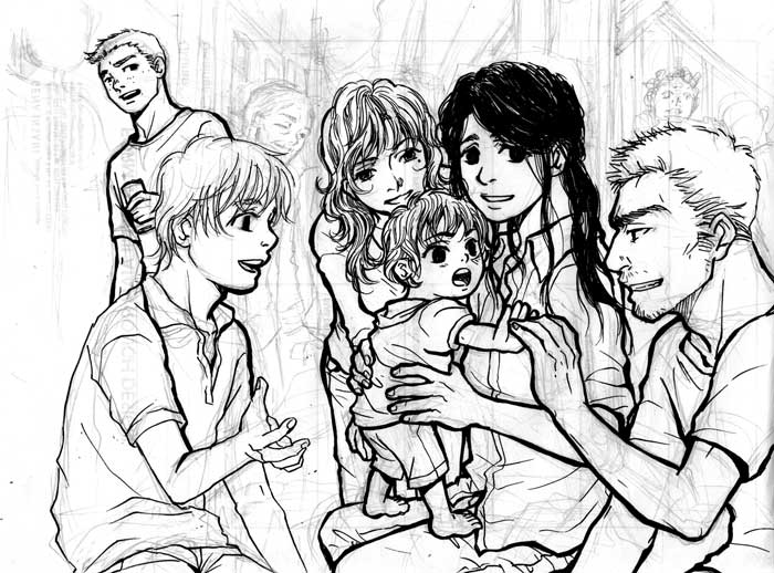 700x518 Family Love To Sketch