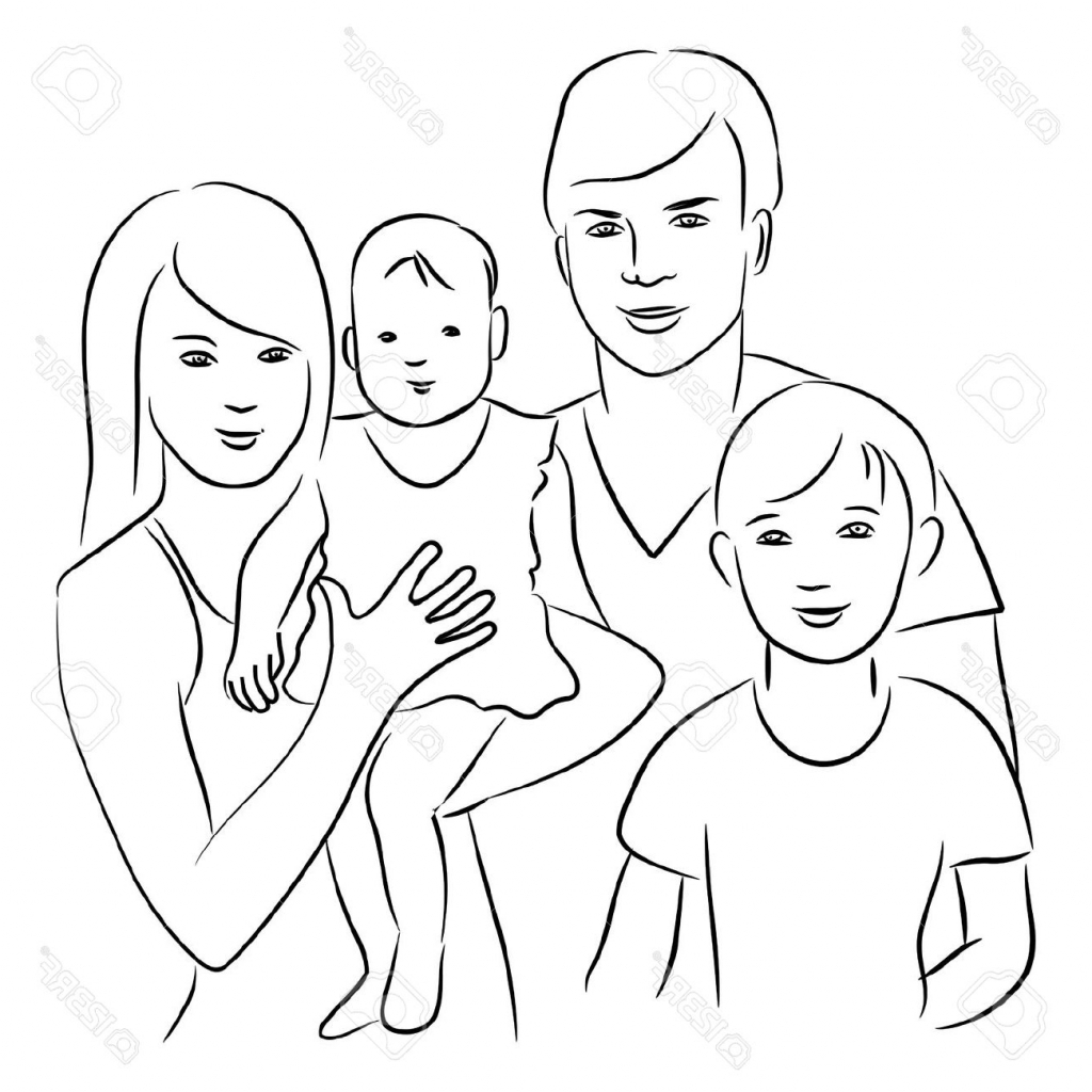 1024x1024 Photos Drawings Of A Family,