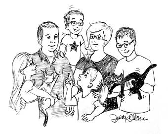 340x270 Family Sketch Etsy