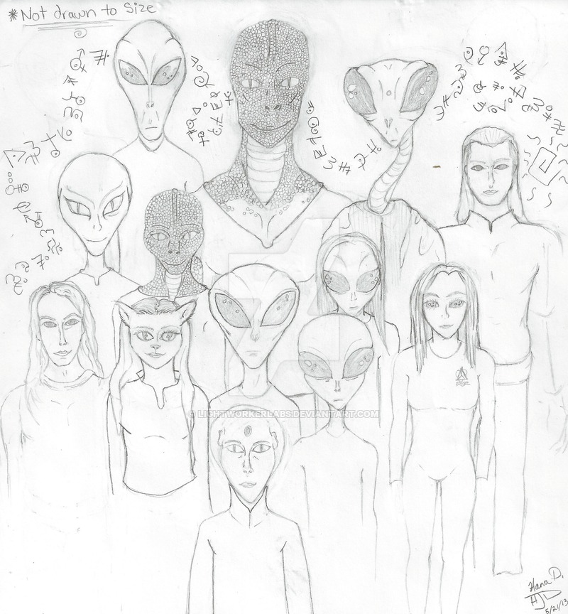 800x864 Partial Star Family Portrait (Not Drawn To Size) By