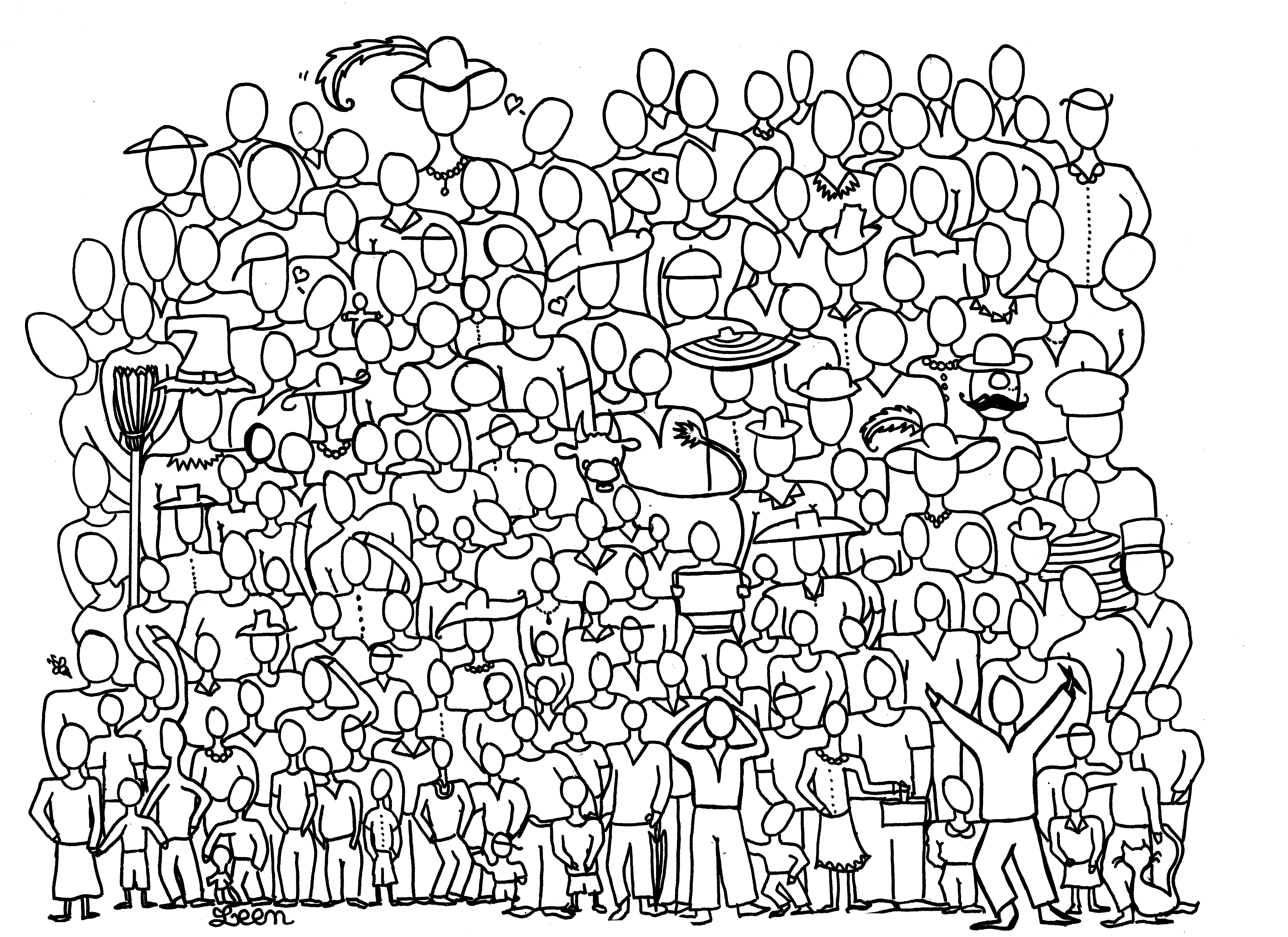 7014x5100 Free Coloring Page Coloring Family Portrait By Leen Margot