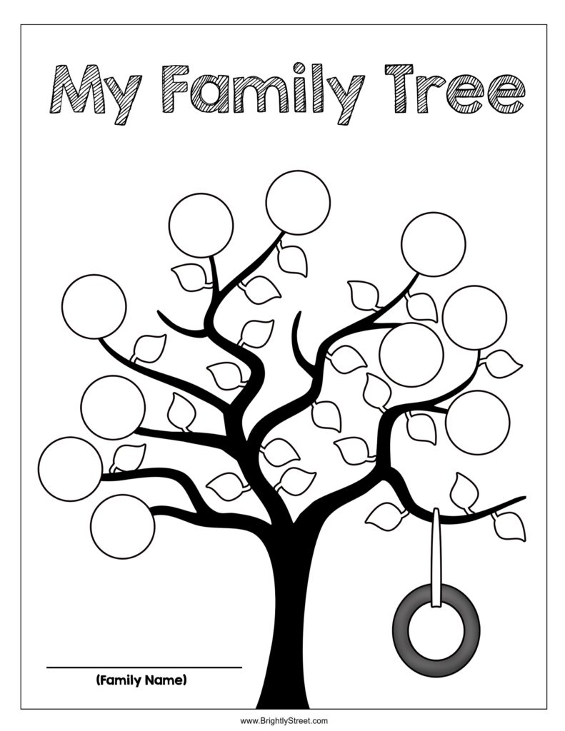 791x1024 My Family Tree Printable