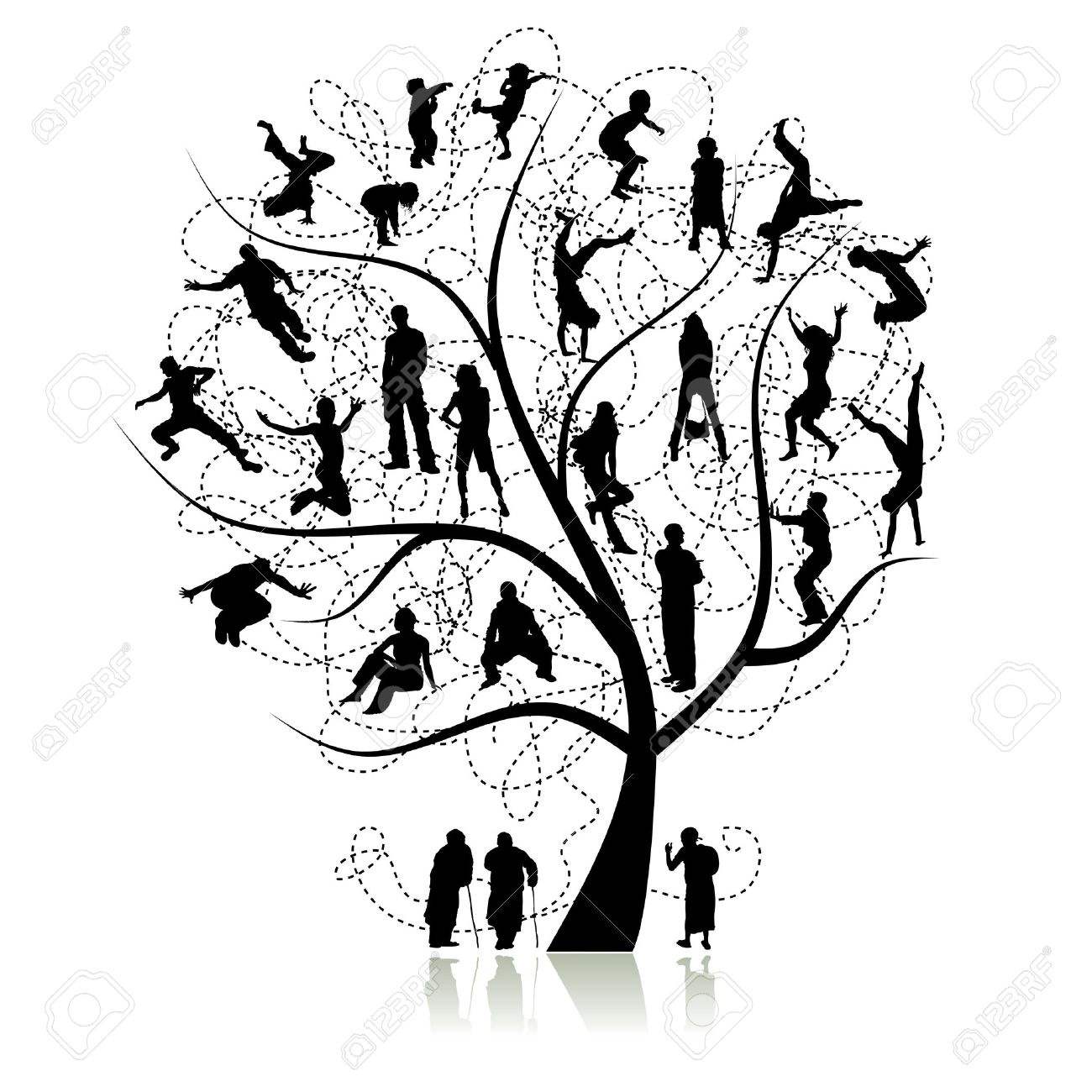 1300x1300 Family Tree, Relatives Royalty Free Cliparts, Vectors, And Stock