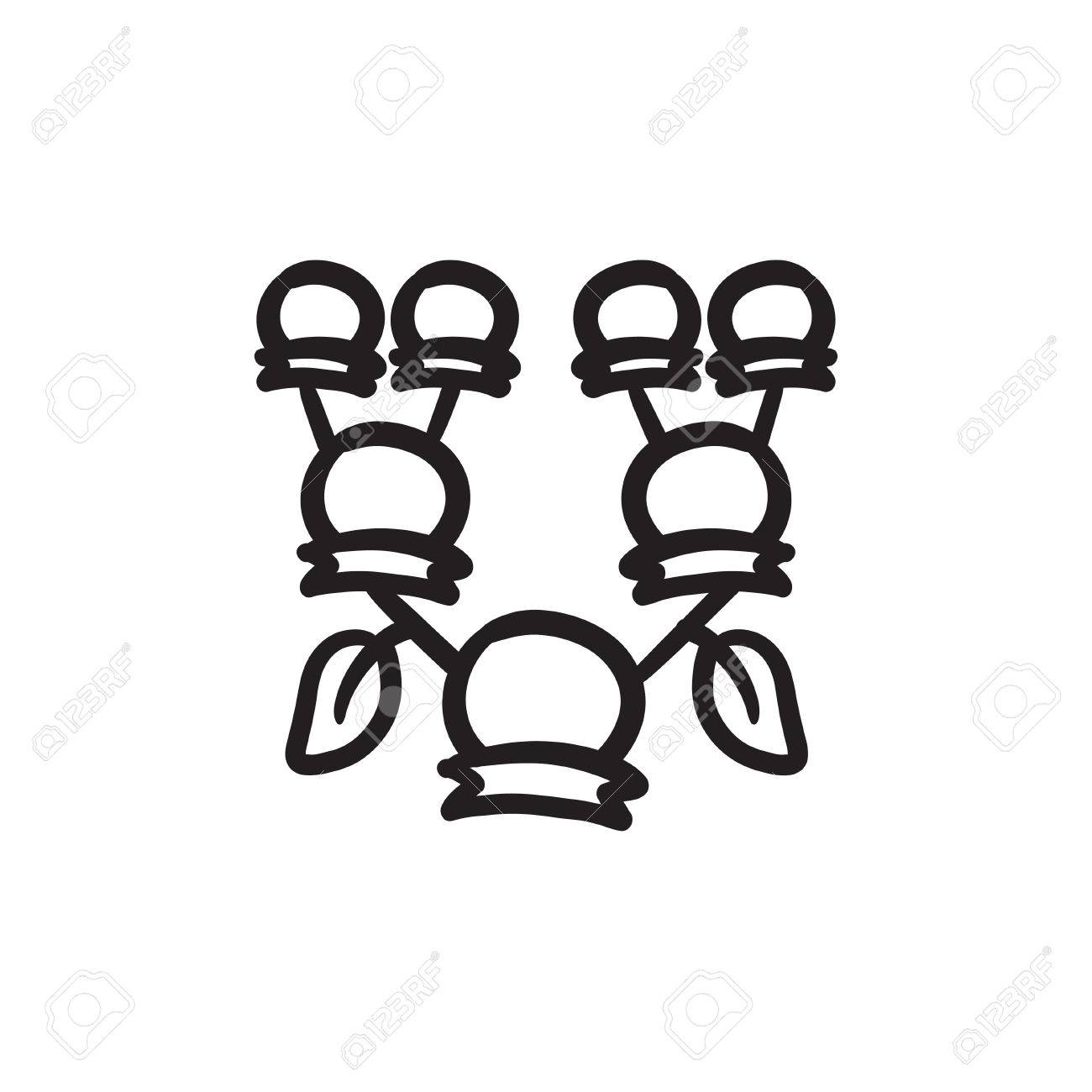 1300x1300 Family Tree Vector Sketch Icon Isolated On Background. Hand Drawn