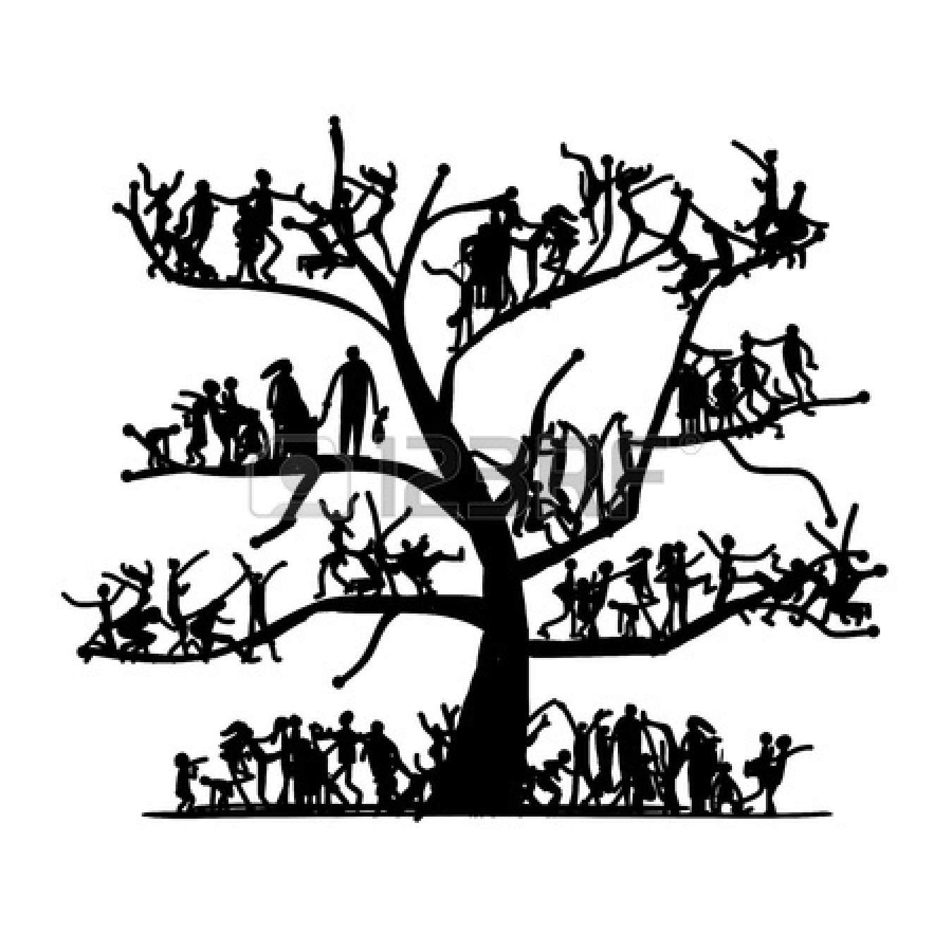 1350x1350 White Family Tree