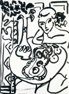 220x300 Female Figure And Fruit