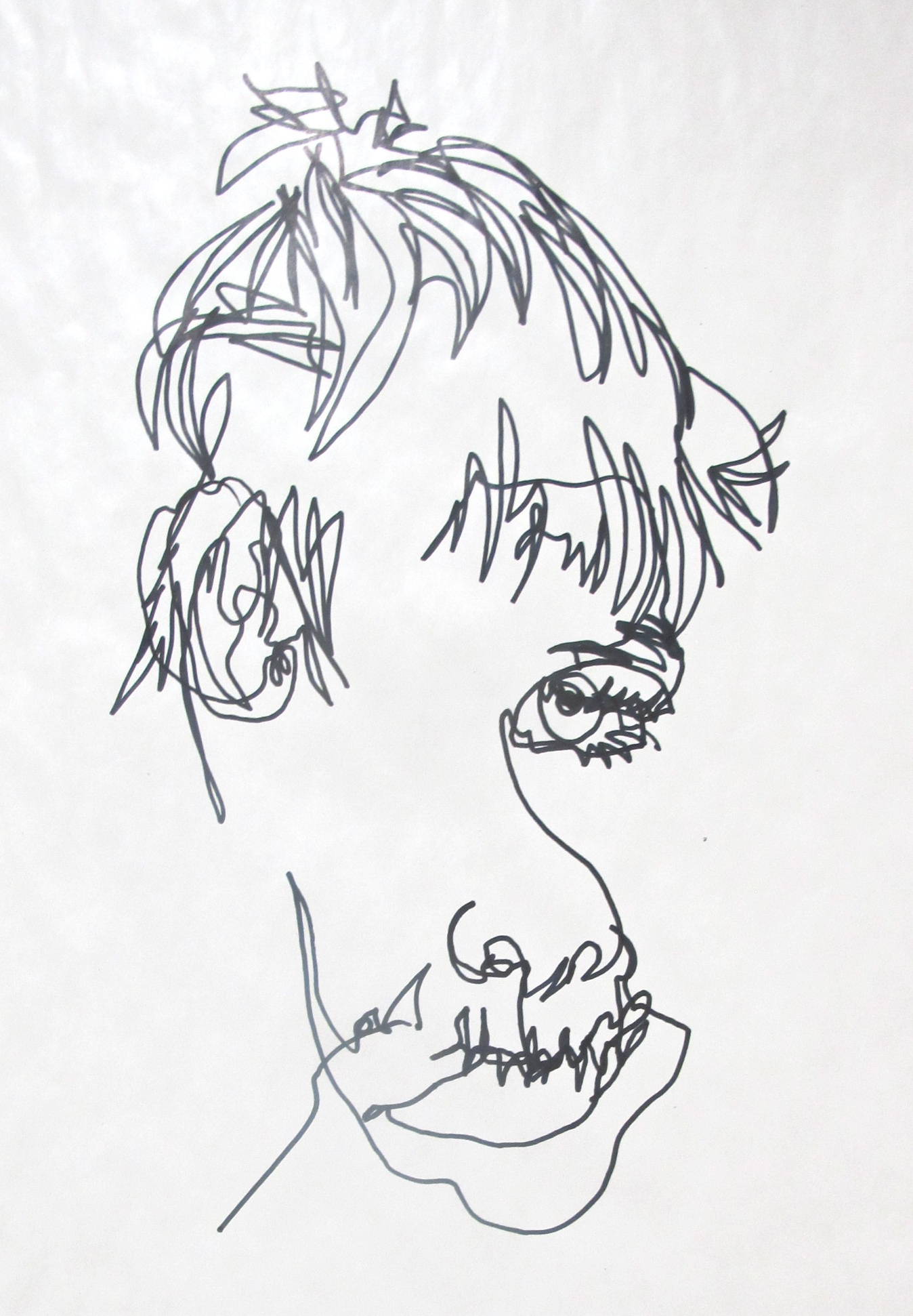 1348x1942 Blind Contour Drawing Famous Artists