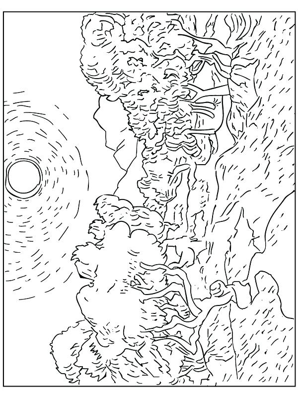 600x800 Famous Artwork Coloring Pages Famous Artists Coloring Pages Free