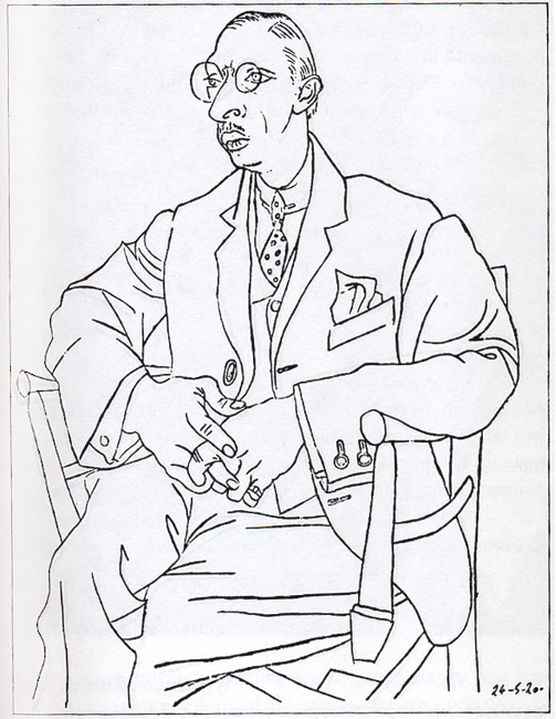 503x650 Blind Contour Drawing