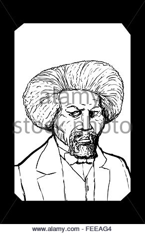 291x470 Hand Drawn Sketch Portrait Of Famous African American Leader Named