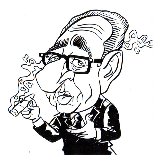 497x500 Character Drawings Of Famous People Cartoon Henry Kissinger