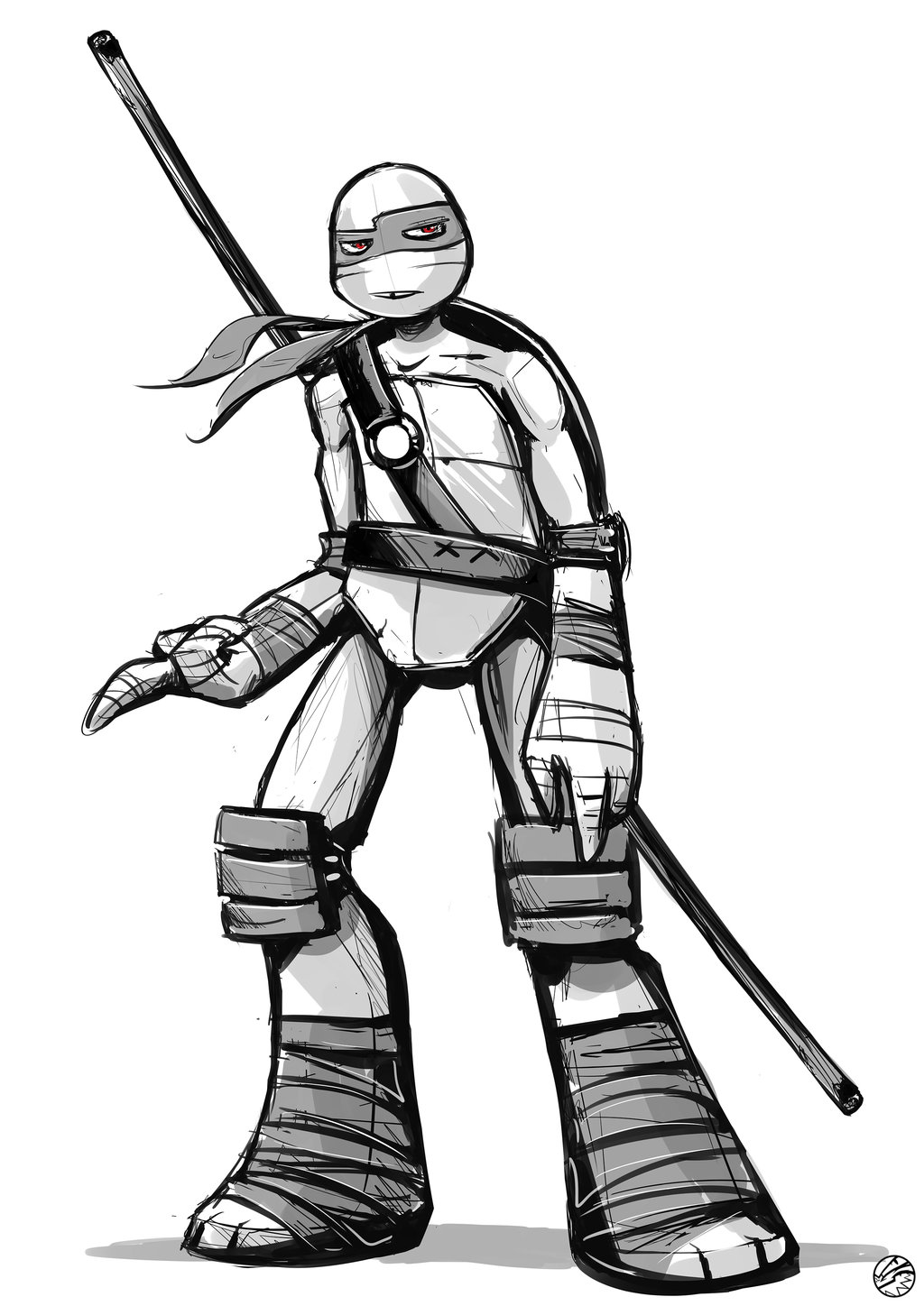 1024x1448 Fan Art Donnie Quick Sketch By Feardakez