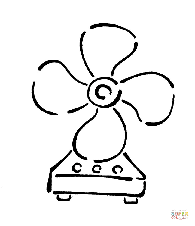 649x750 Fan Coloring Page Free Printable Coloring Pages