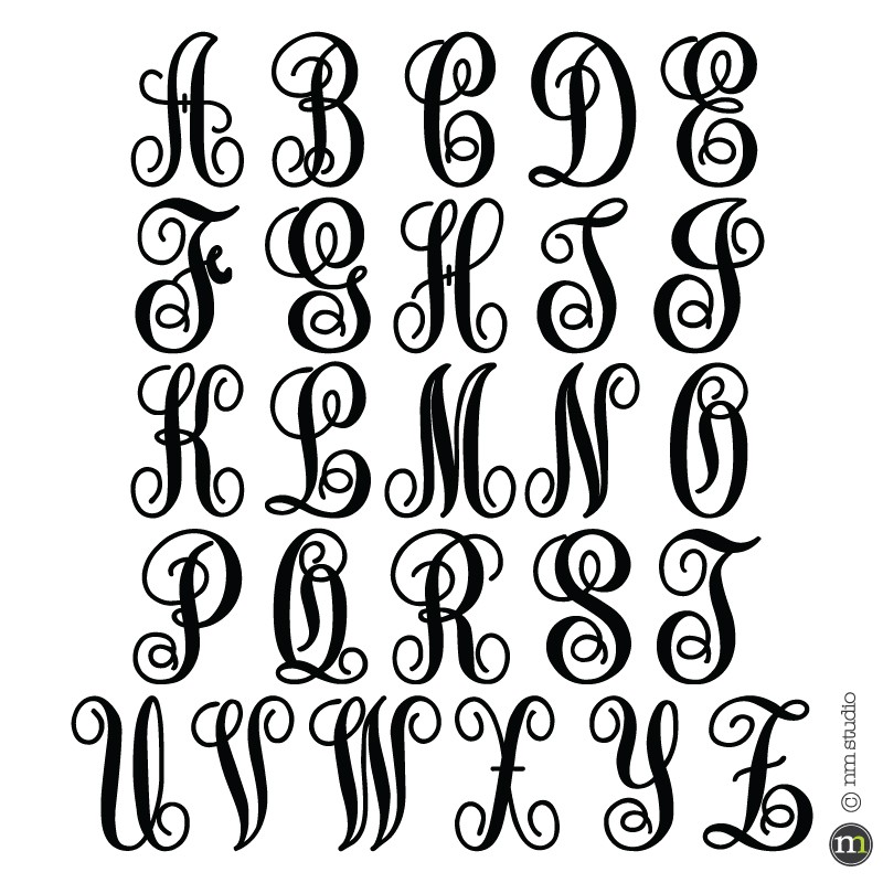 Fancy Letters Drawing at GetDrawings | Free download