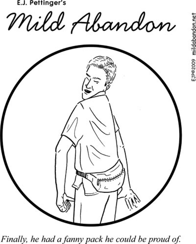 630x783 Finally, He Had A Fanny Pack He Could Be Proud Of. Mild Abandon